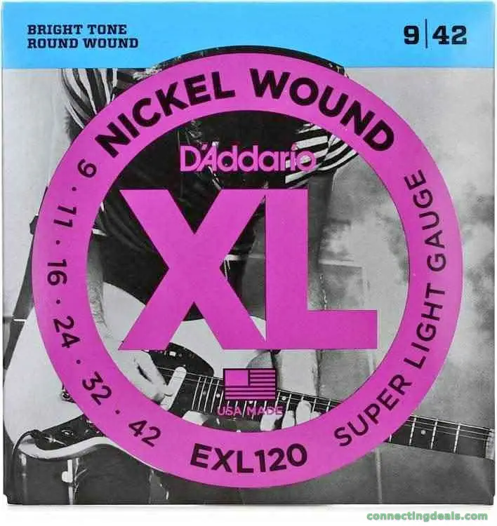 Electric guitar string