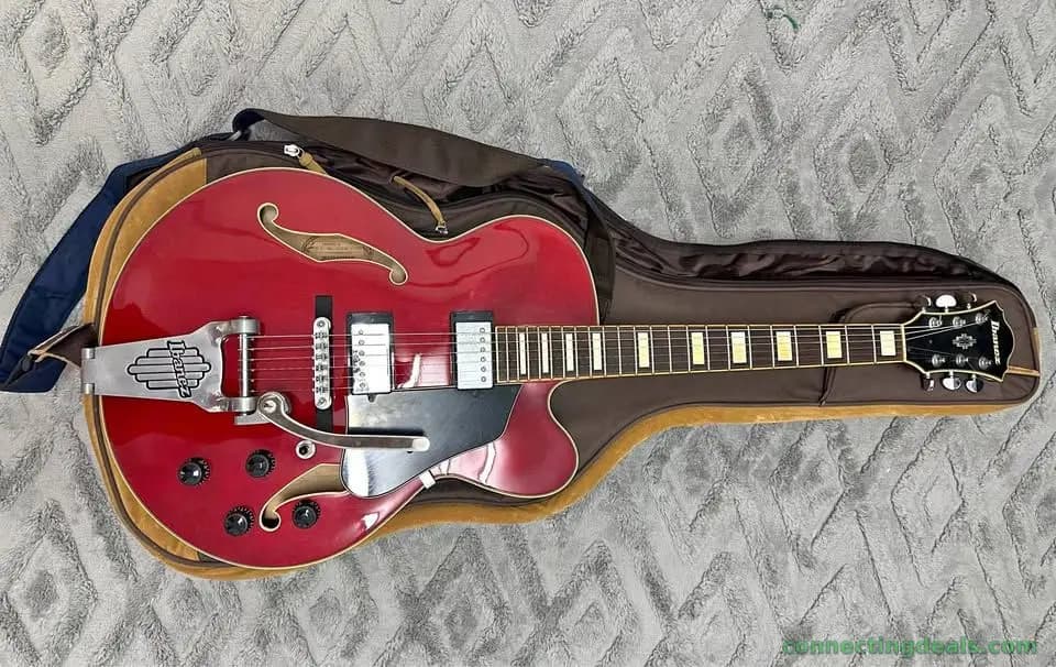 Ibanez AFS-75T TRS Transperant Red Semi-Hollow