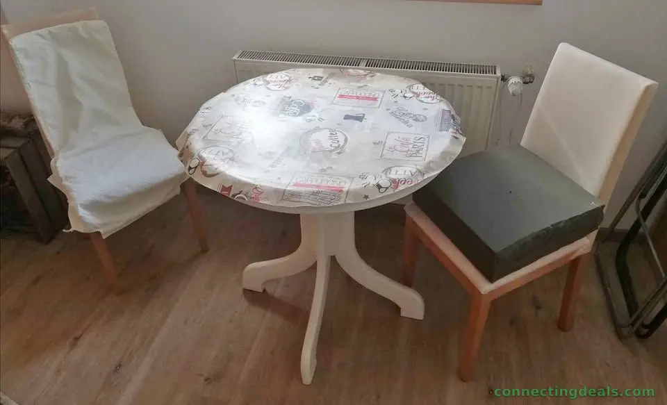 Holztisch Esstisch 80 cm Durchmesser ausziehbar +
