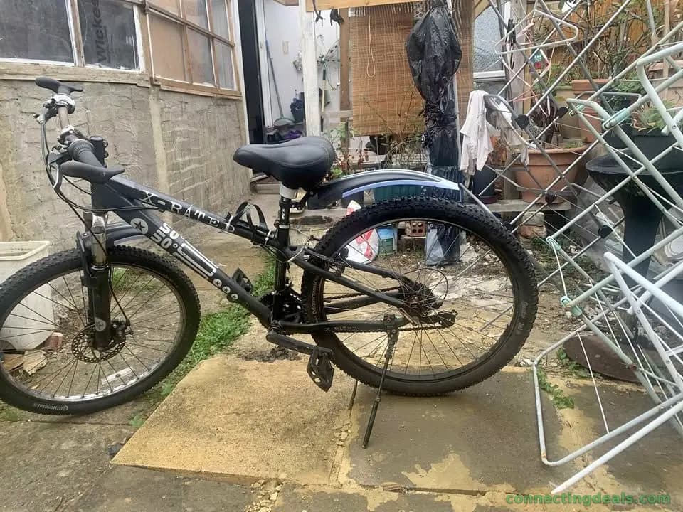 Black Mountain bike for sale