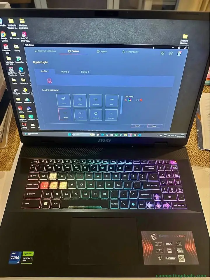 MSI Sword 17 HX Gaming Laptop – RTX 4070 | 32GB