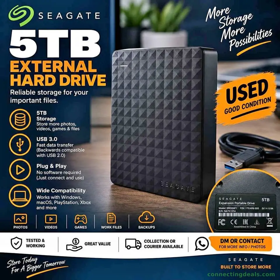 5TB External Drive