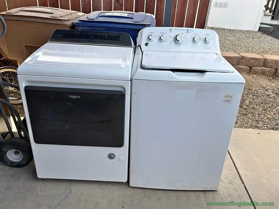 Washer and dryer