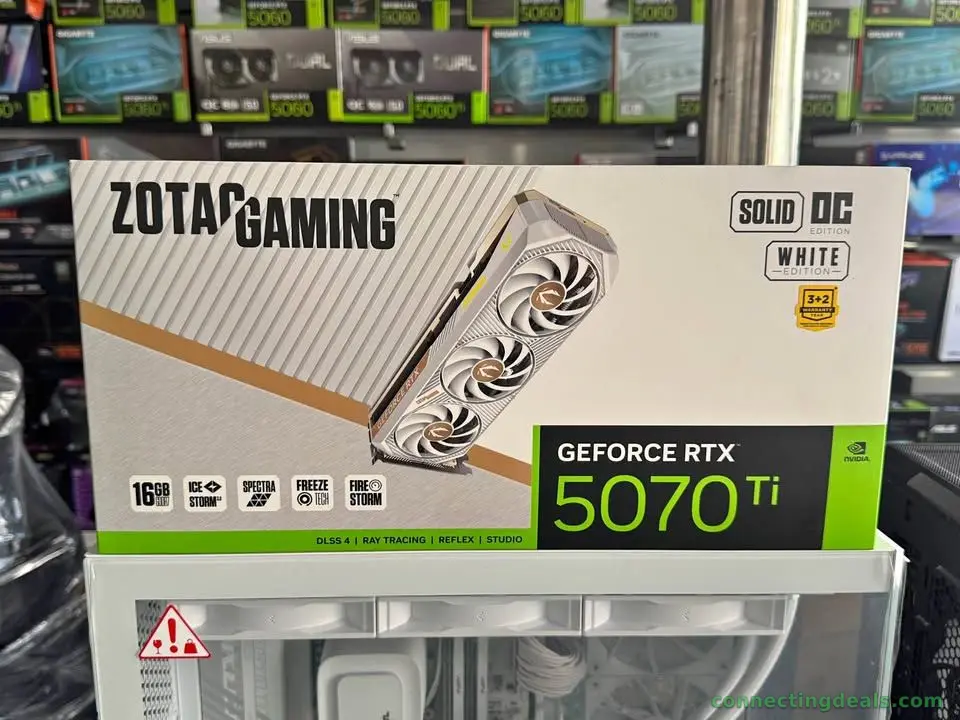 RTX 5070Ti Zotac Solid 16Gb White