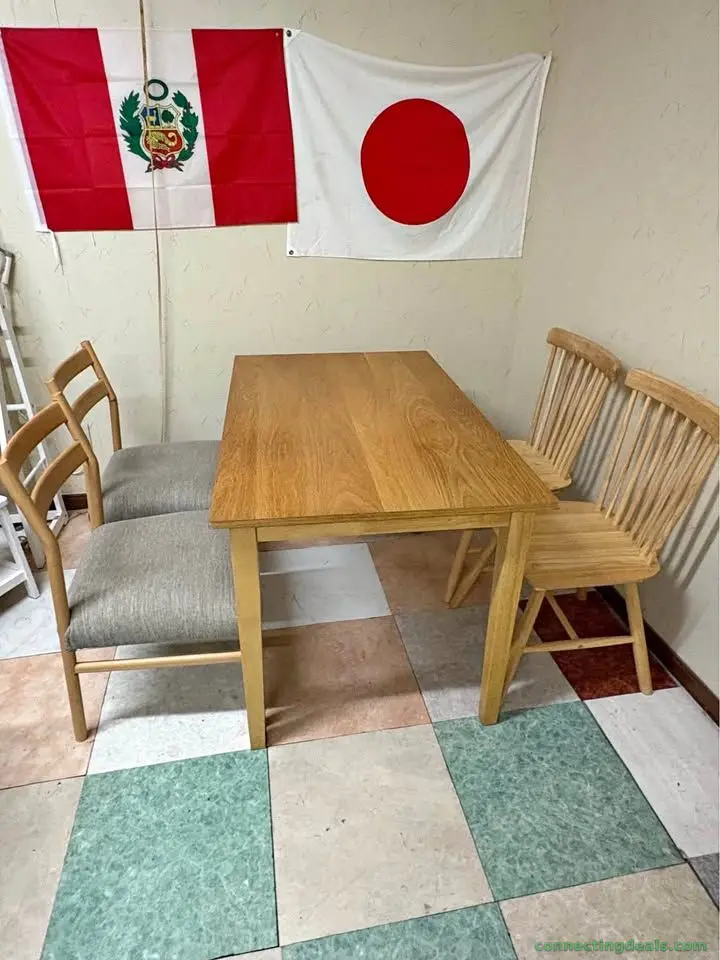 Beautiful dinning table in Gunma Ken oizumi machi