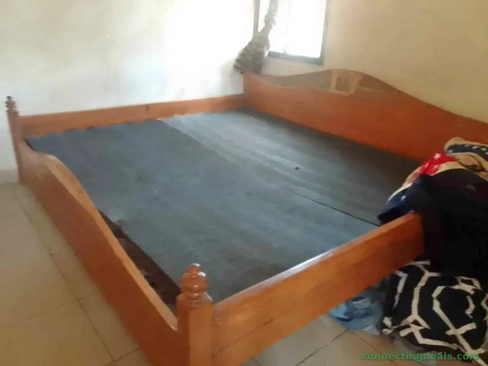 Bedframe, bedside tables with Drawers and a big