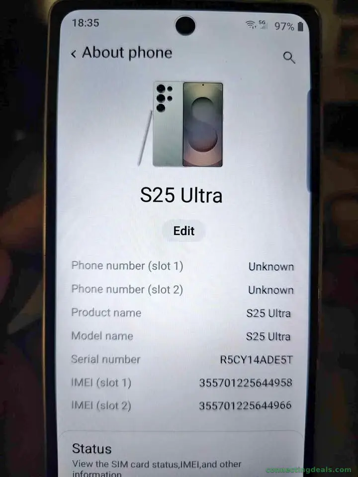 S25 Ultra Android Phone (clone unlocked) - Image 1