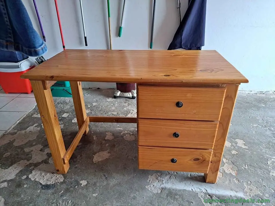 Wooden desk