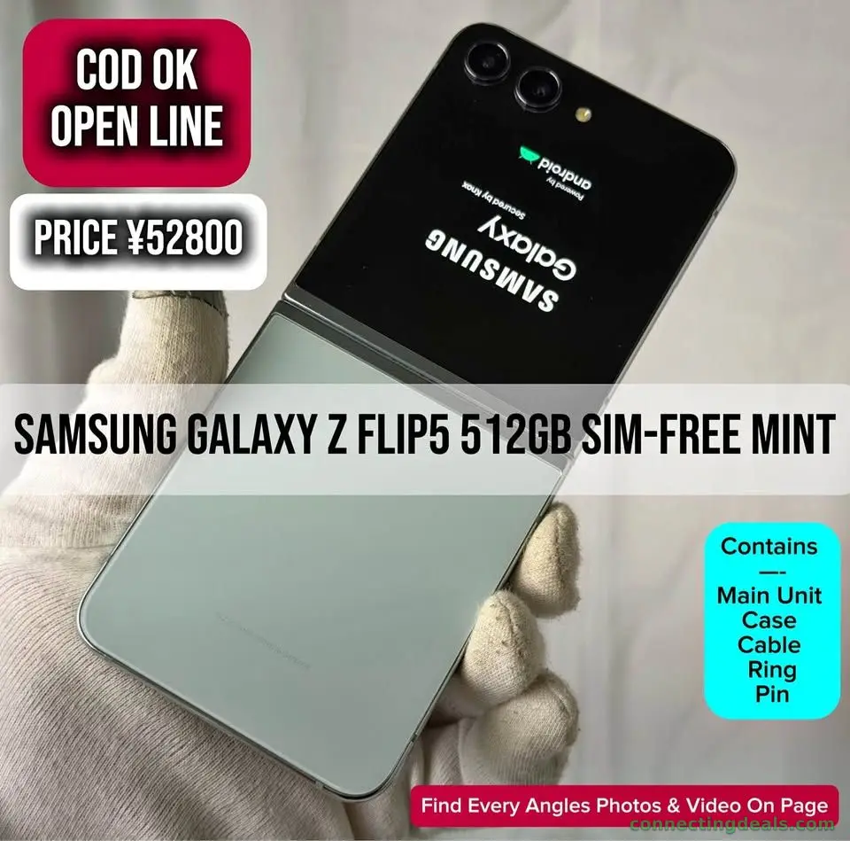 Galaxy Z Flip5 512GB Mint SIM-Free Korean Version