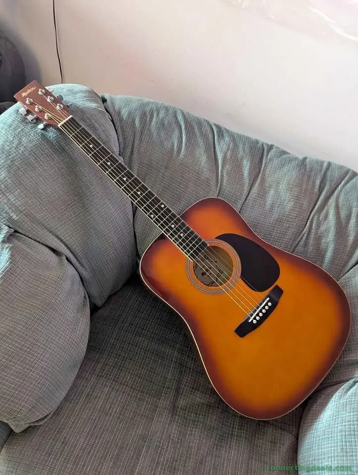 Guitar acoustic guitar madera sunburst