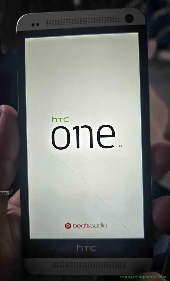 HTC One mobile phone with box