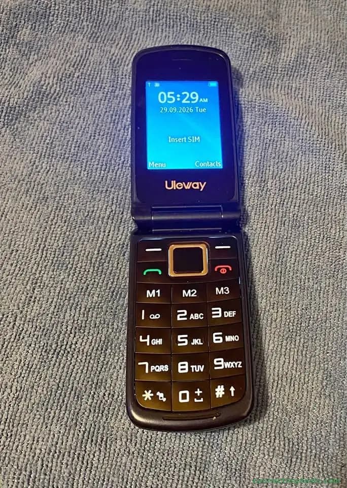 Uleway G380D Big Button Flip Mobile Phone for