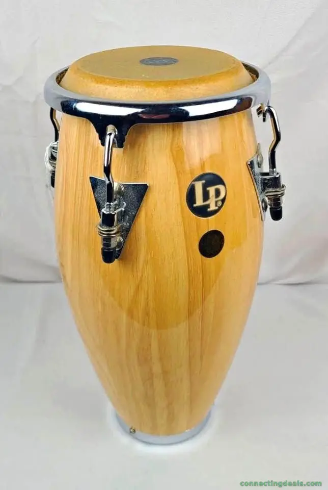 LP Conga Drum Wood Natural Finish with Chrome