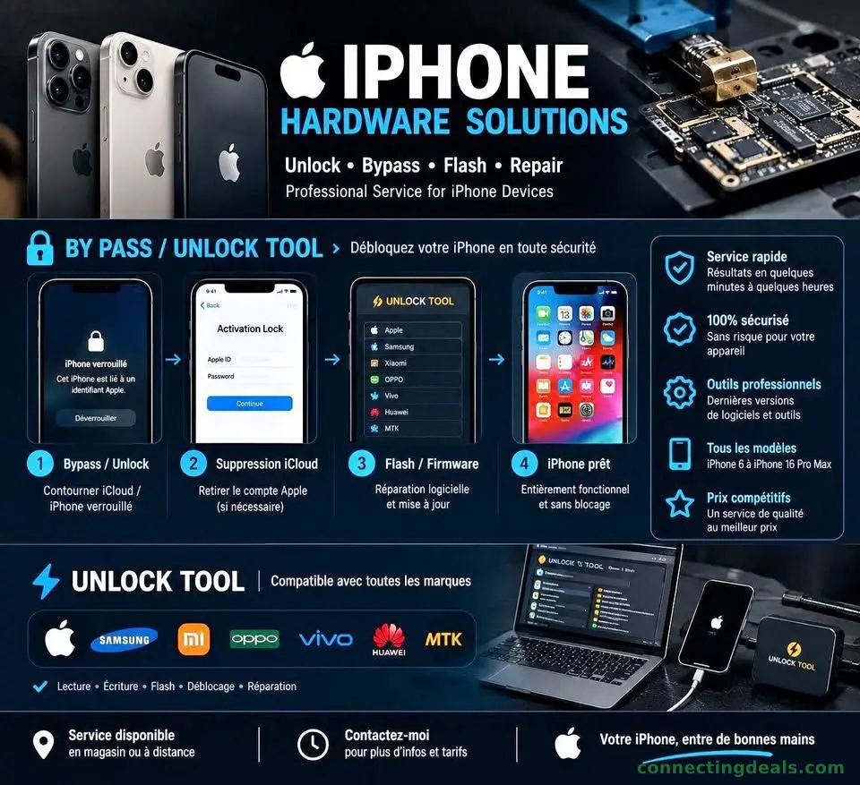 إصلاح وتهيئة الهواتف– iPhone وجميع الماركات