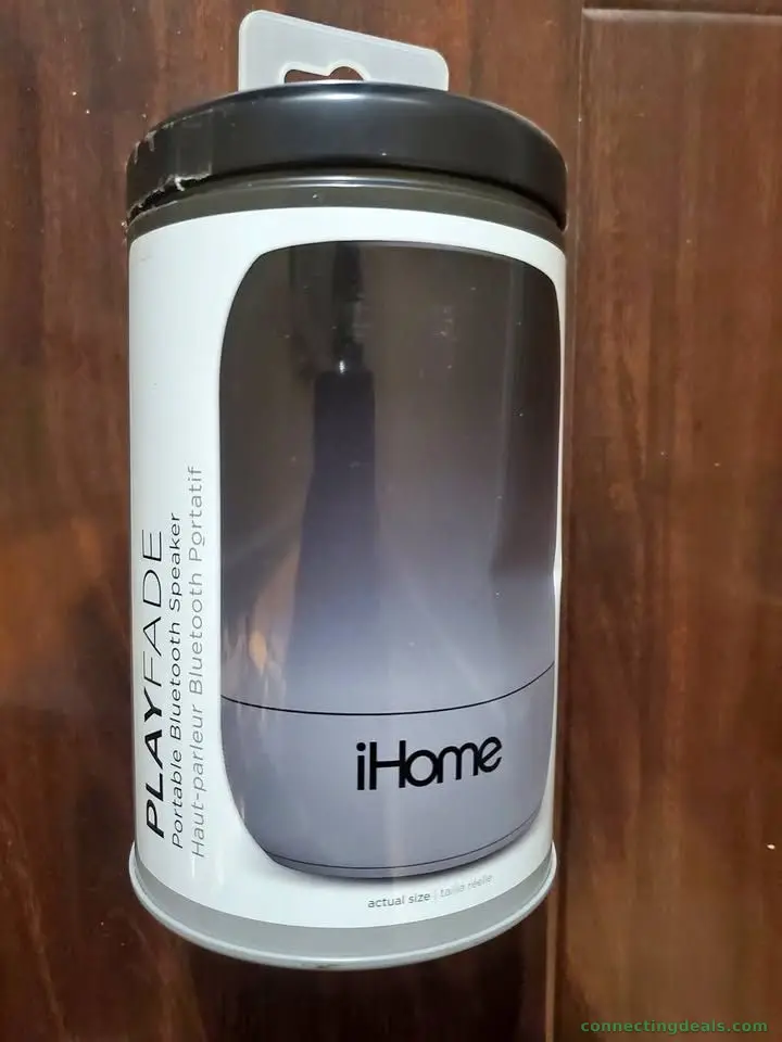 iHome PlayFade Portable Bluetooth Speaker - - Image 1