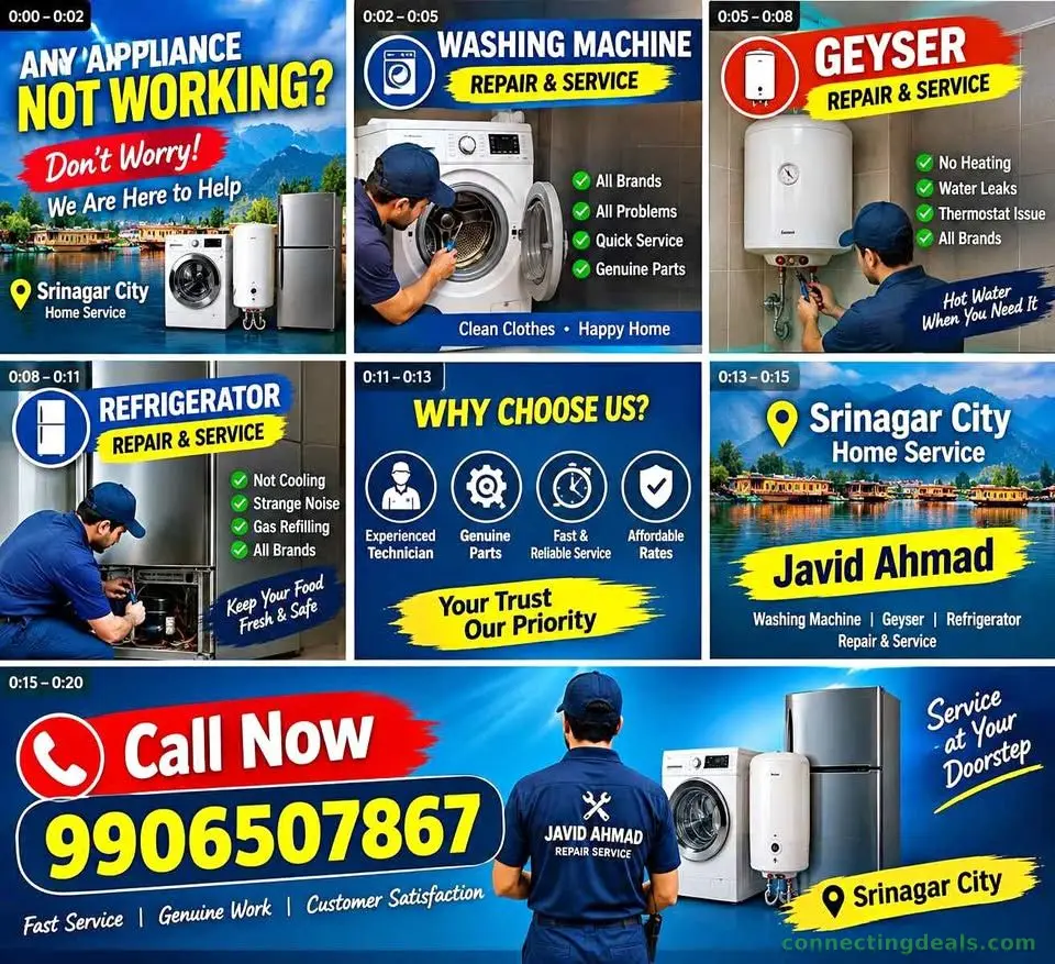 Home Appliance Repair Service - Washing Machine,