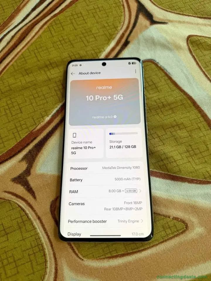 Realme 10 pro plus 5g phone