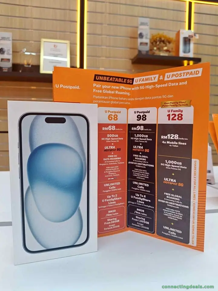 Iphone 15( U mobile Installment phone)
