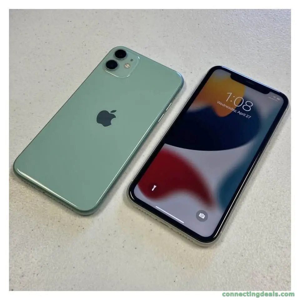 iPhone 11 green 64gb three network