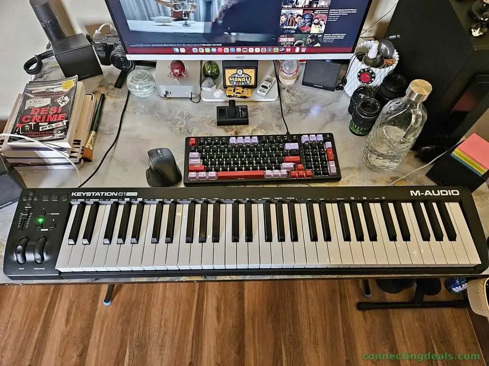 M Audio keystation 61 midi keyboard