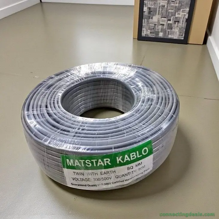 Matstar 90m 1.5mm Twin with Earth Electric Cable