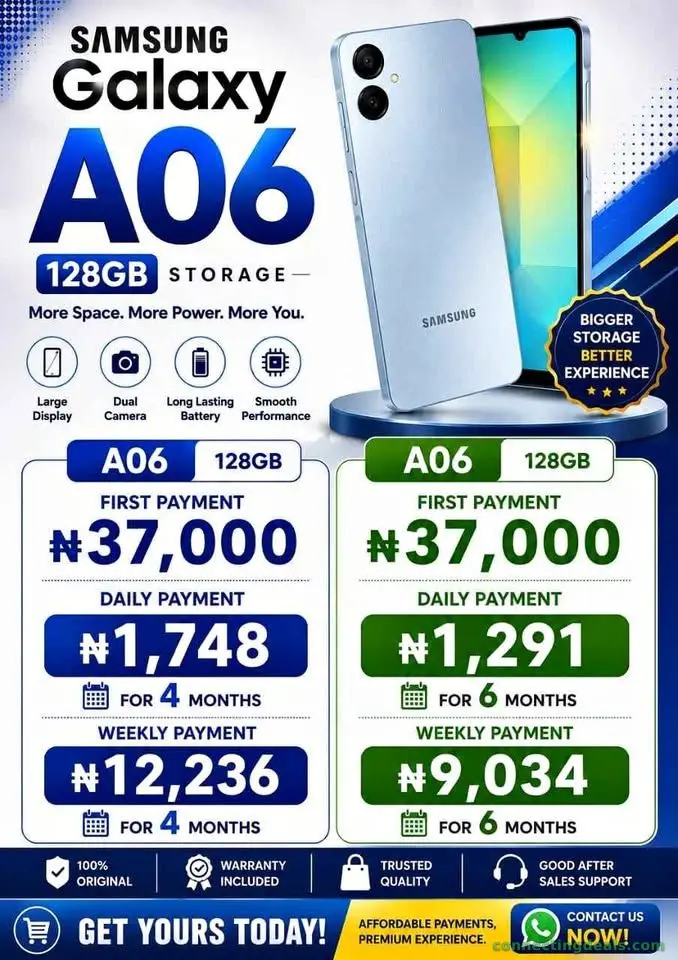 Samsung Galaxy A06 phone
