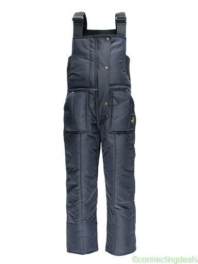 RefrigiWear Womens Iron-Tuff Bib Overalls Navy