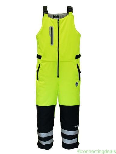 RefrigiWear HiVis Extreme Softshell Bib