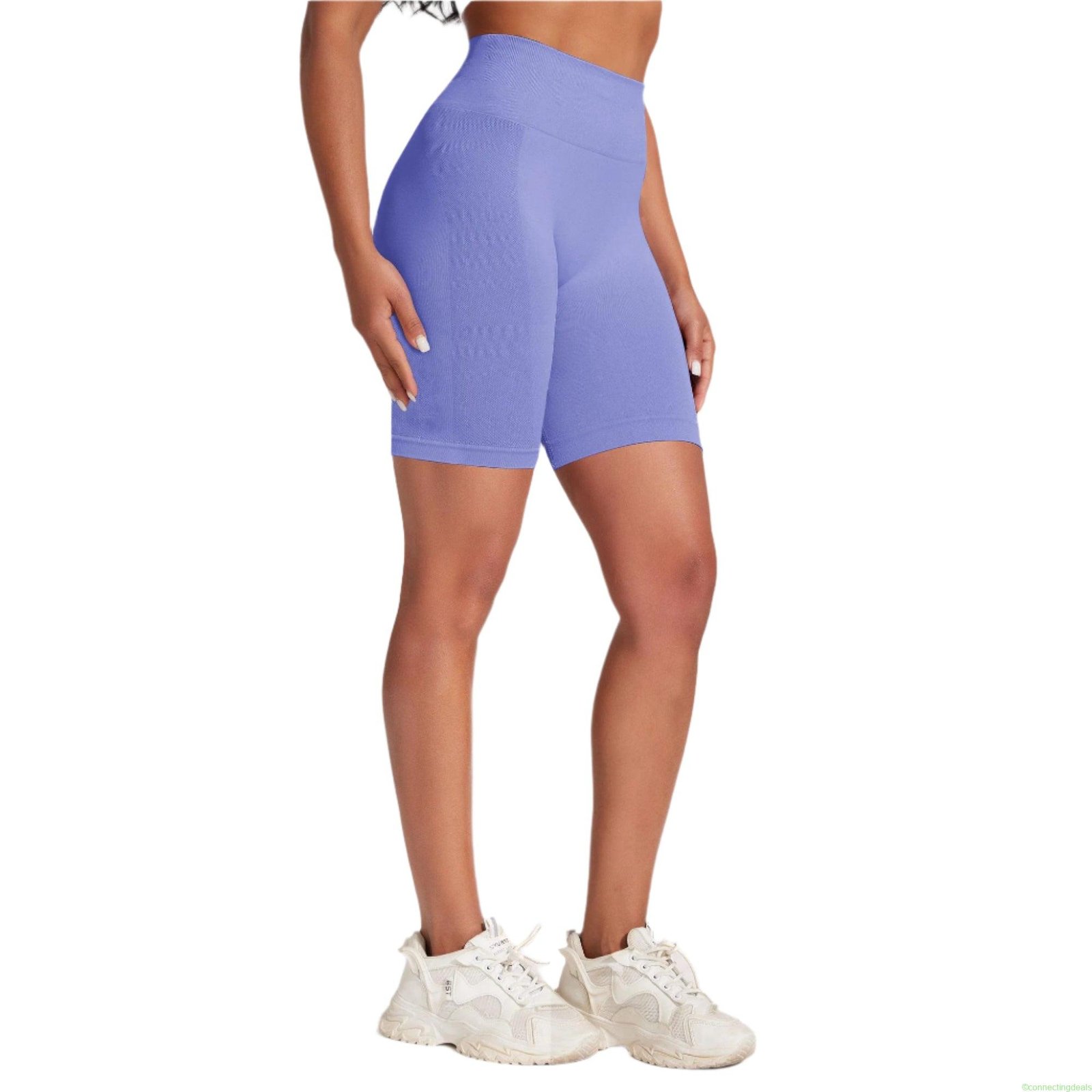 free ads VICONOW Womens High-Waisted 8inch Biker