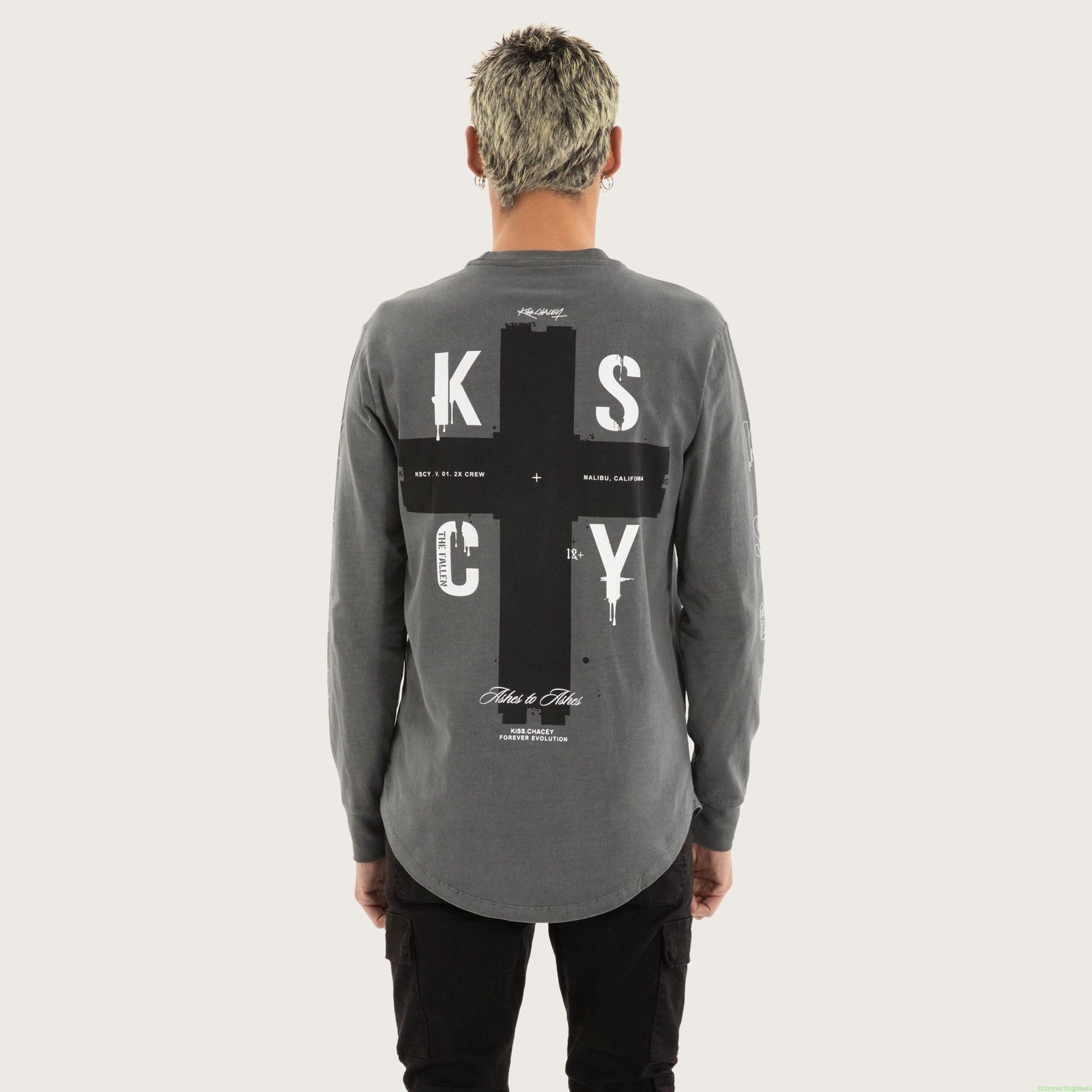 Cautious Dual Curved Longsleeve Tee