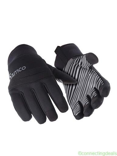 Samco Insulated Softshell Grip Glove Gray