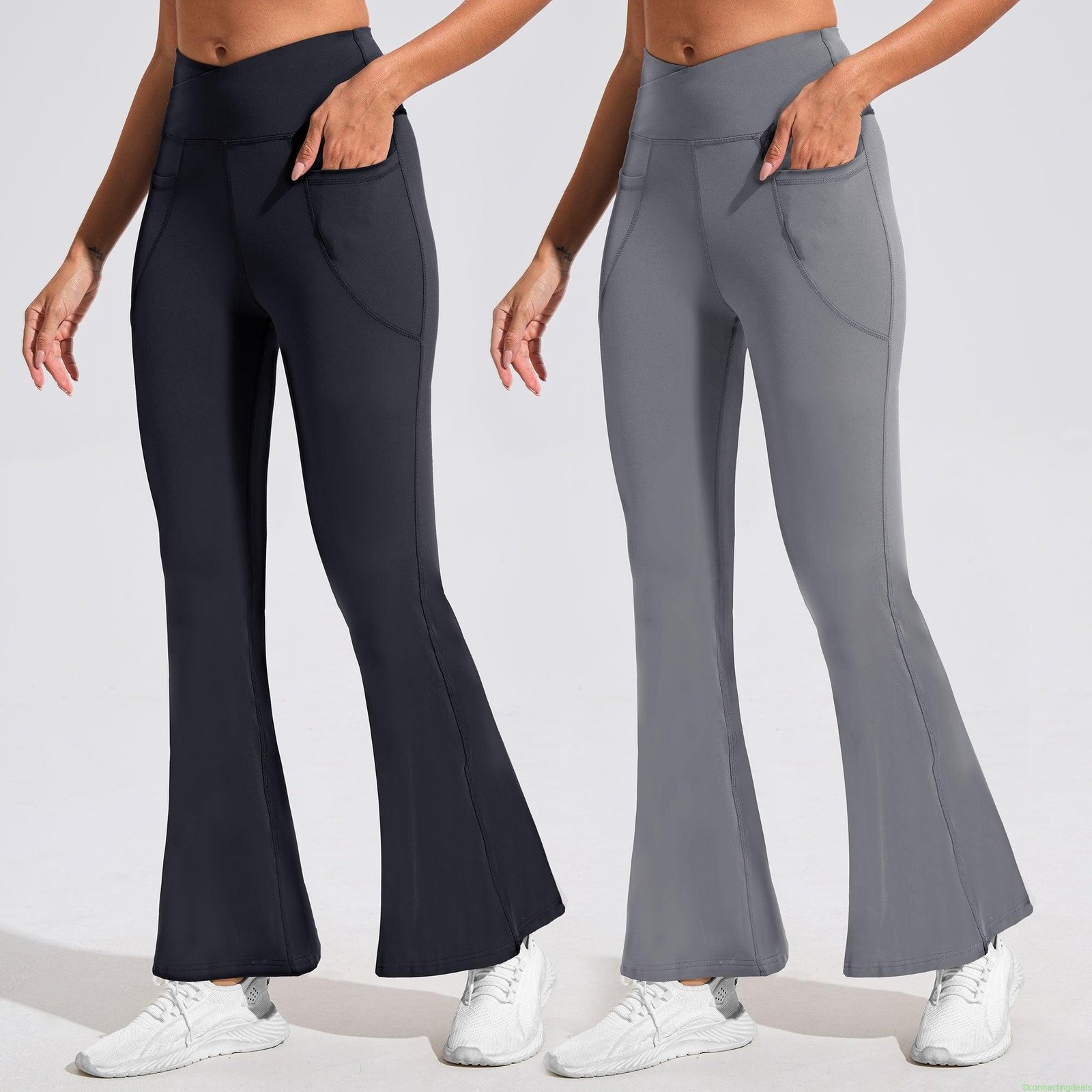 SHOWITTY 2-Pack Flare Leggings for