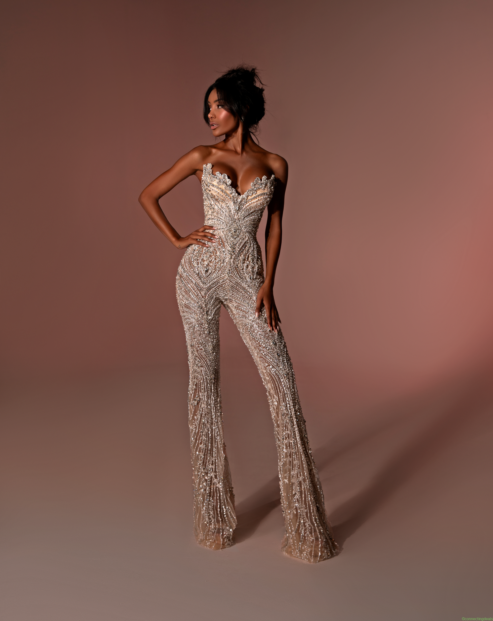 Corset Bridal Jumpsuit No