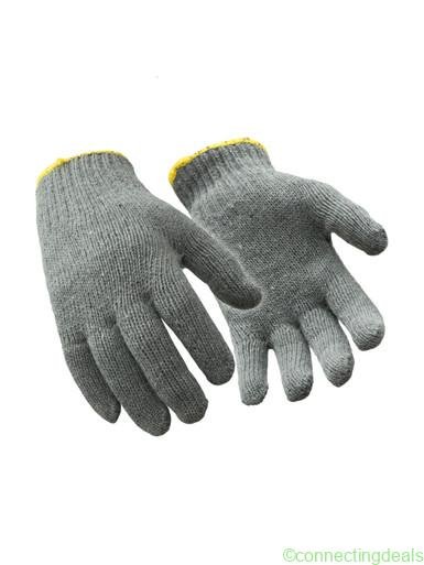 RefrigiWear Midweight Knit Glove Liner Gray