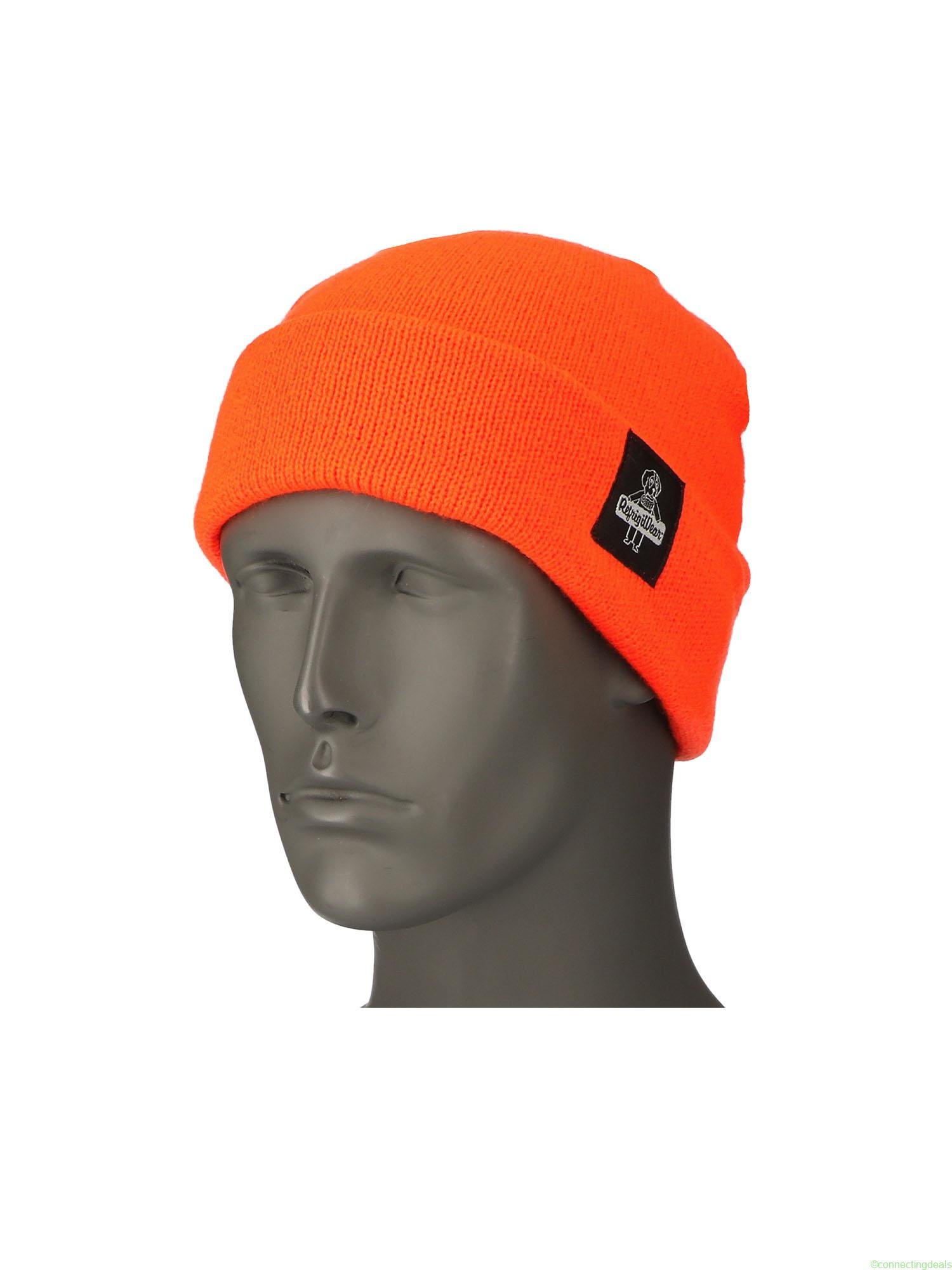 RefrigiWear Watch Cap – Acrylic Knit Orange