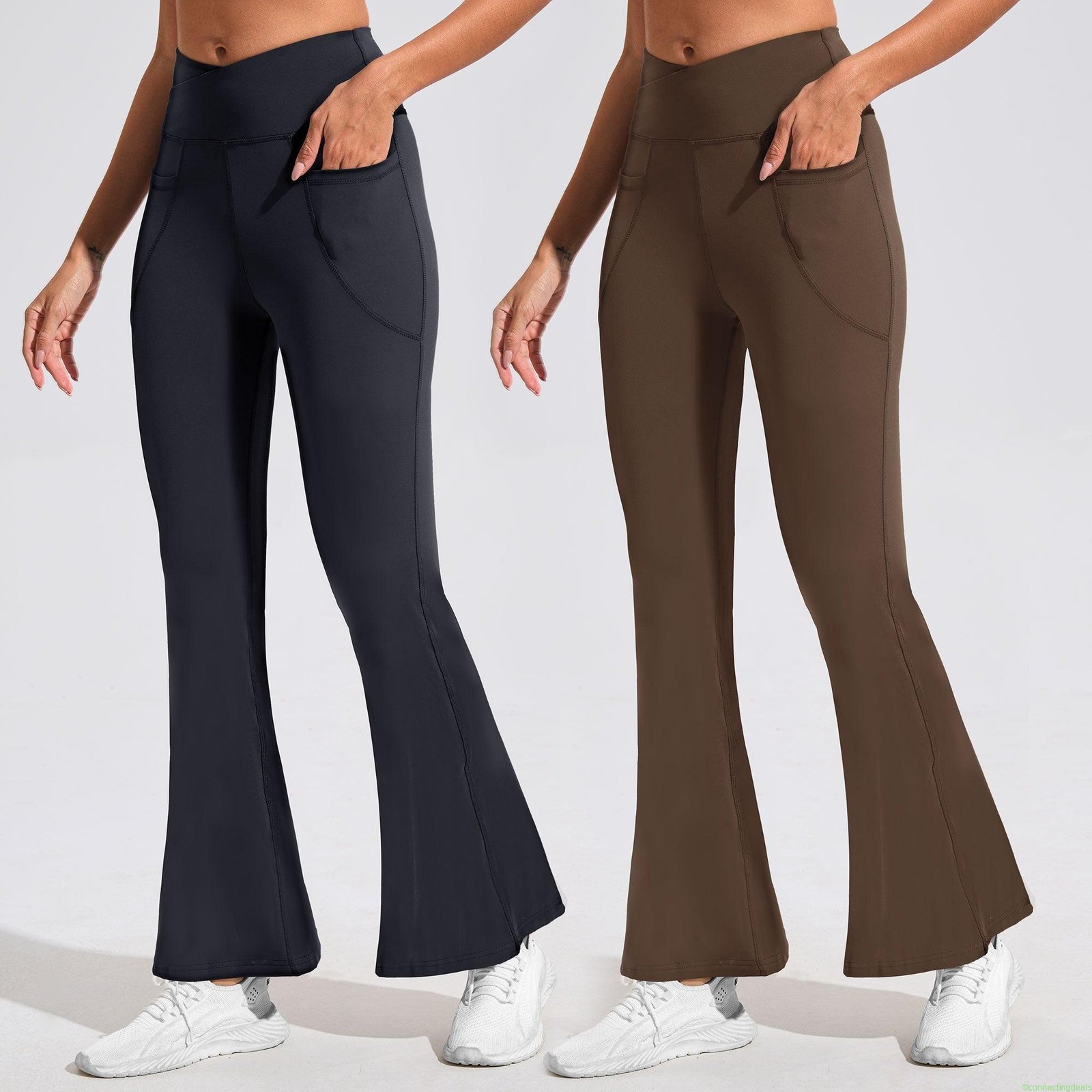 SHOWITTY 2-Pack Flare Leggings for