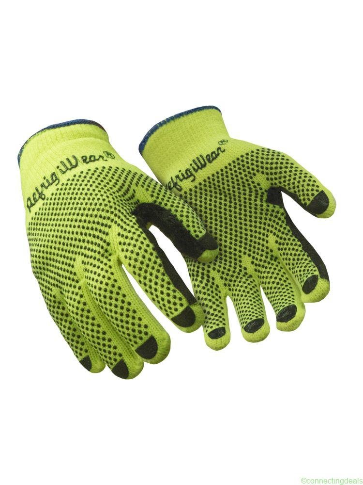 RefrigiWear Midweight Dot Grip Glove Lime