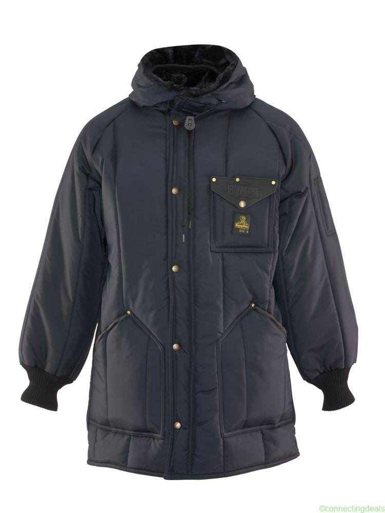 RefrigiWear Iron-Tuff Ice Parka Navy Fit Big