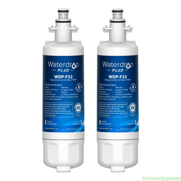 Waterdrop Replacement for LG Fridge Water Filter