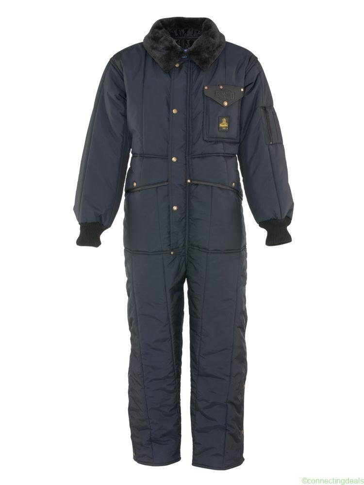 RefrigiWear Iron-Tuff Coveralls Navy Fit Big