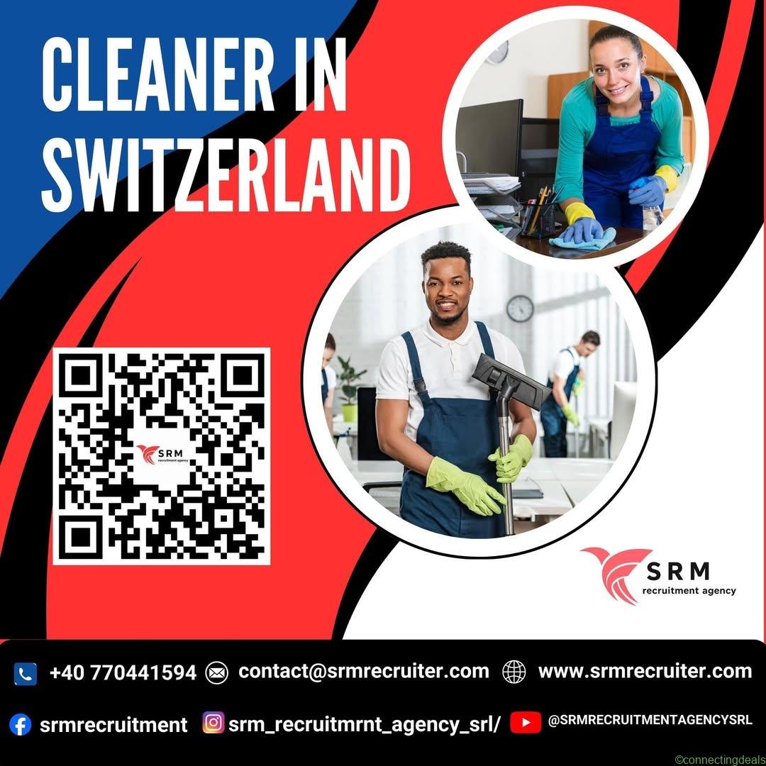 Switzerland hiring cleaners hotels residences