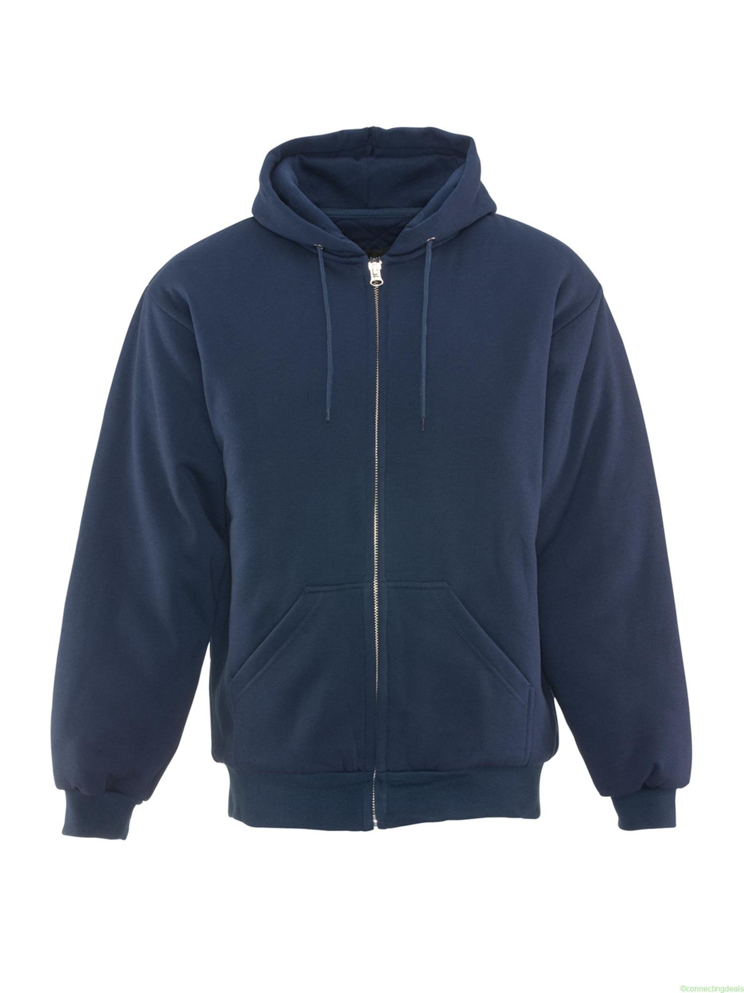 RefrigiWear Insulated Quilted Sweatshirt Navy