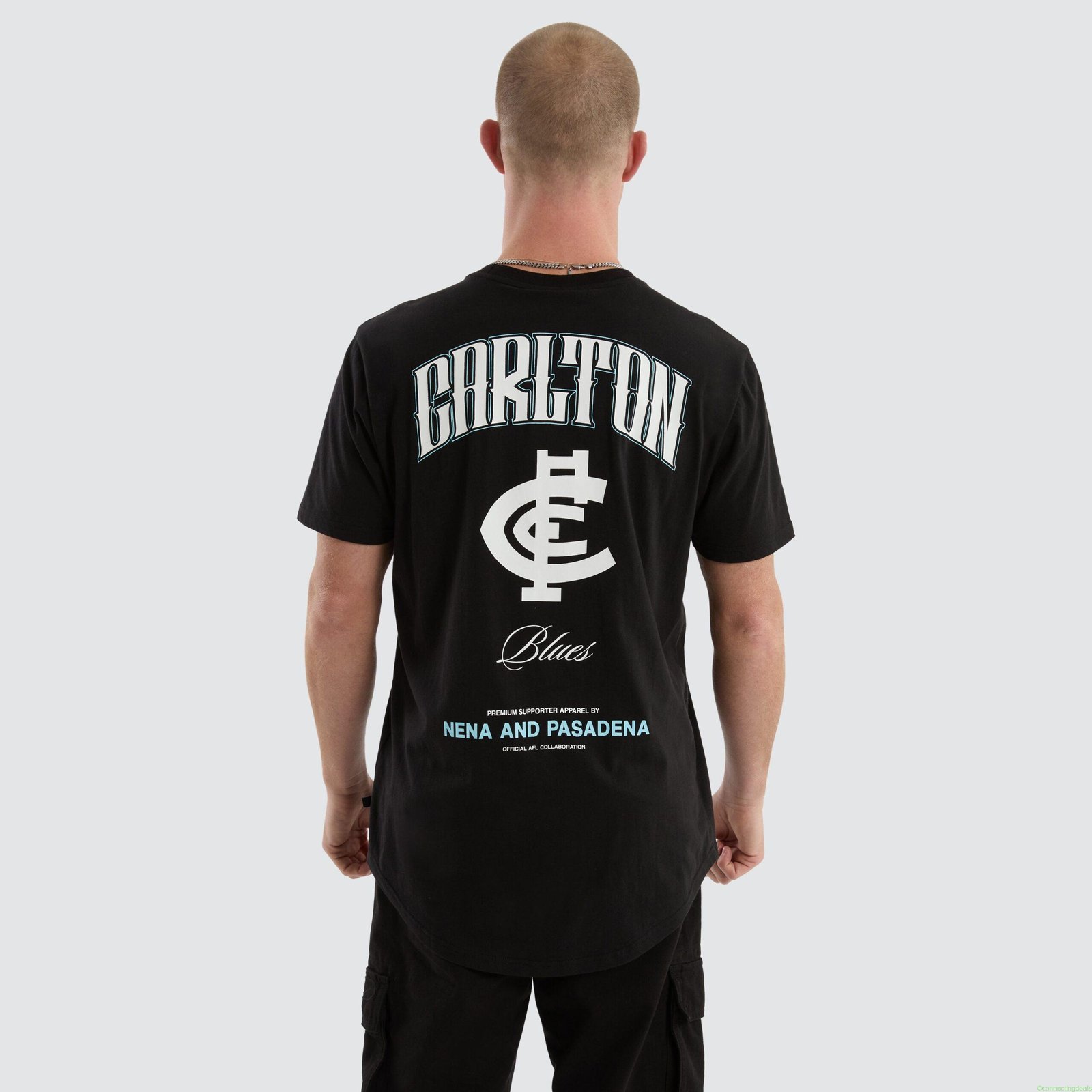 Carlton Blues Legend Tee Jet Black