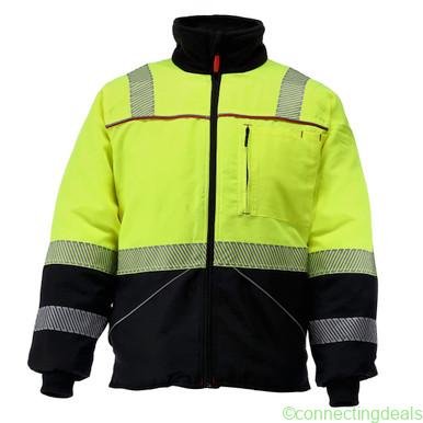 Avaska HiVis Taiga Cooler Jacket LimeBlack