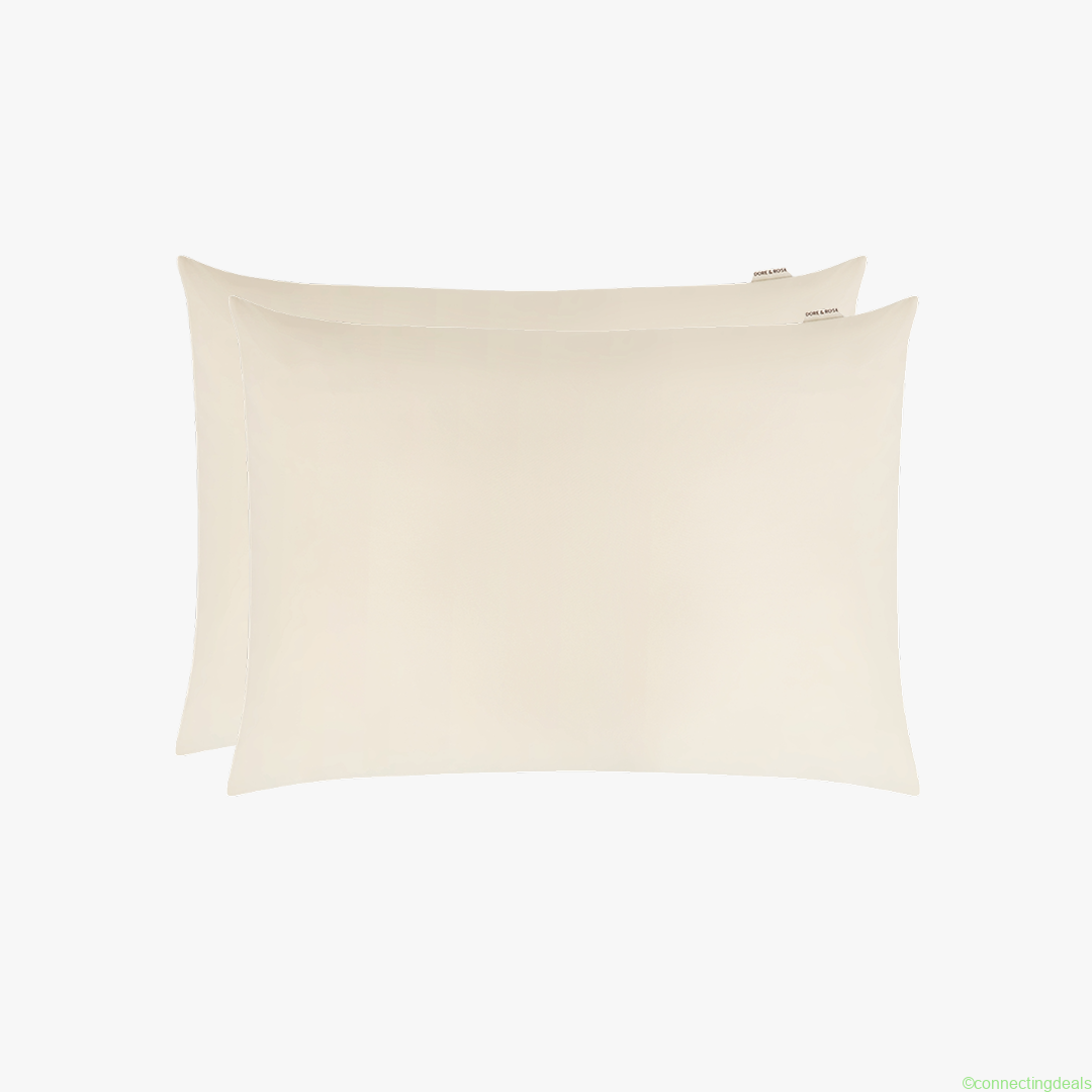 Cooling Pillowcases Beige Dore & Rose