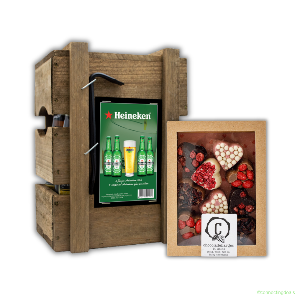Urban Cacao Heineken bierpakket 4x30cl
