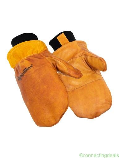 RefrigiWear Dipped Leather Mitt Waterproof Gold