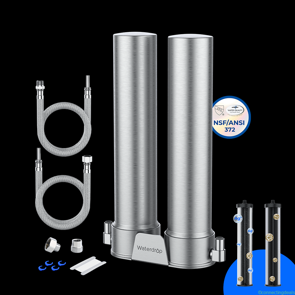 Waterdrop DST Stainless Steel Under Sink