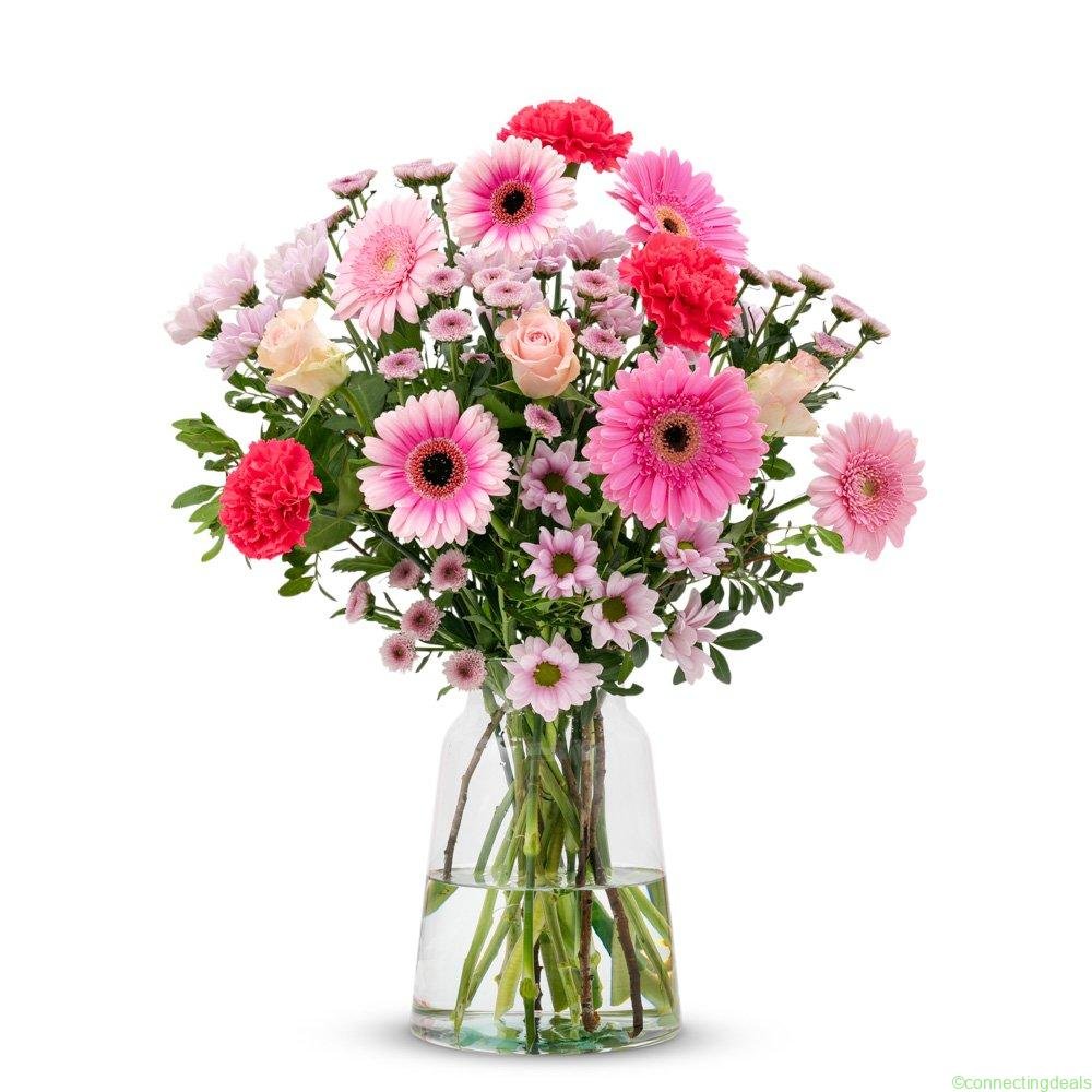 Greetz Boeket Zacht roze Flowers