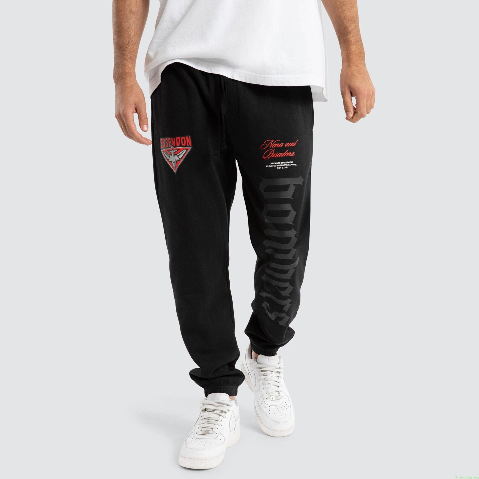 Essendon Bombers AFL Cali Trackpants Jet